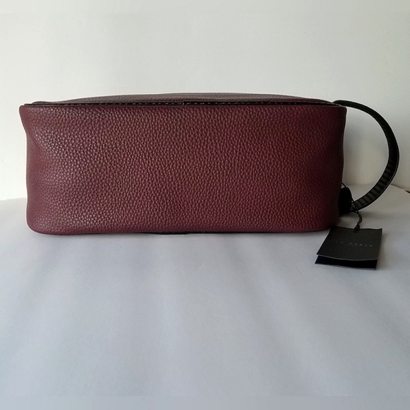 Ted Baker London Criss Faux Leather Toiletry Bag - Picture 6 of 11